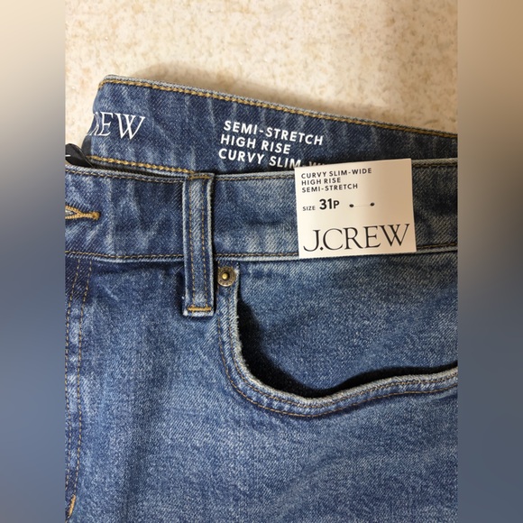 J. Crew Curvy Slim-Wide Jeans - Picture 6 of 7